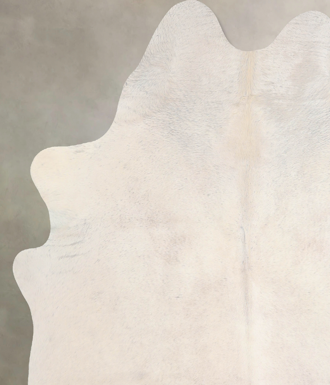 Light Grey Large Brazilian Cowhide Rug 6'9"H x 5'7"W #A32870 by Hudson