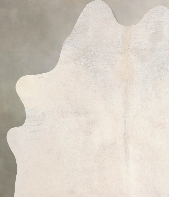 Light Grey Large Brazilian Cowhide Rug 6'9"H x 5'7"W #A32870 by Hudson Hides