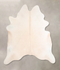 Ivory with Beige X-Large Brazilian Cowhide Rug 6'10
