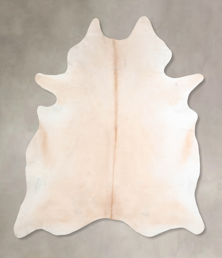Beige XX-Large Brazilian Cowhide Rug 7'11"H x 6'6"W #A32899 by Hudson Hides
