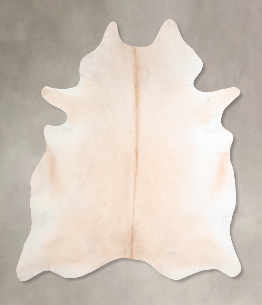Beige XX-Large Brazilian Cowhide Rug 7'11"H x 6'6"W #A32899 by Hudson Hides
