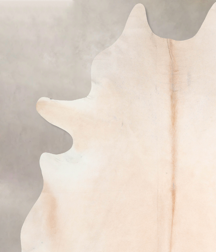 Beige XX-Large Brazilian Cowhide Rug 7'11"H x 6'6"W #A32899 by Hudson Hides