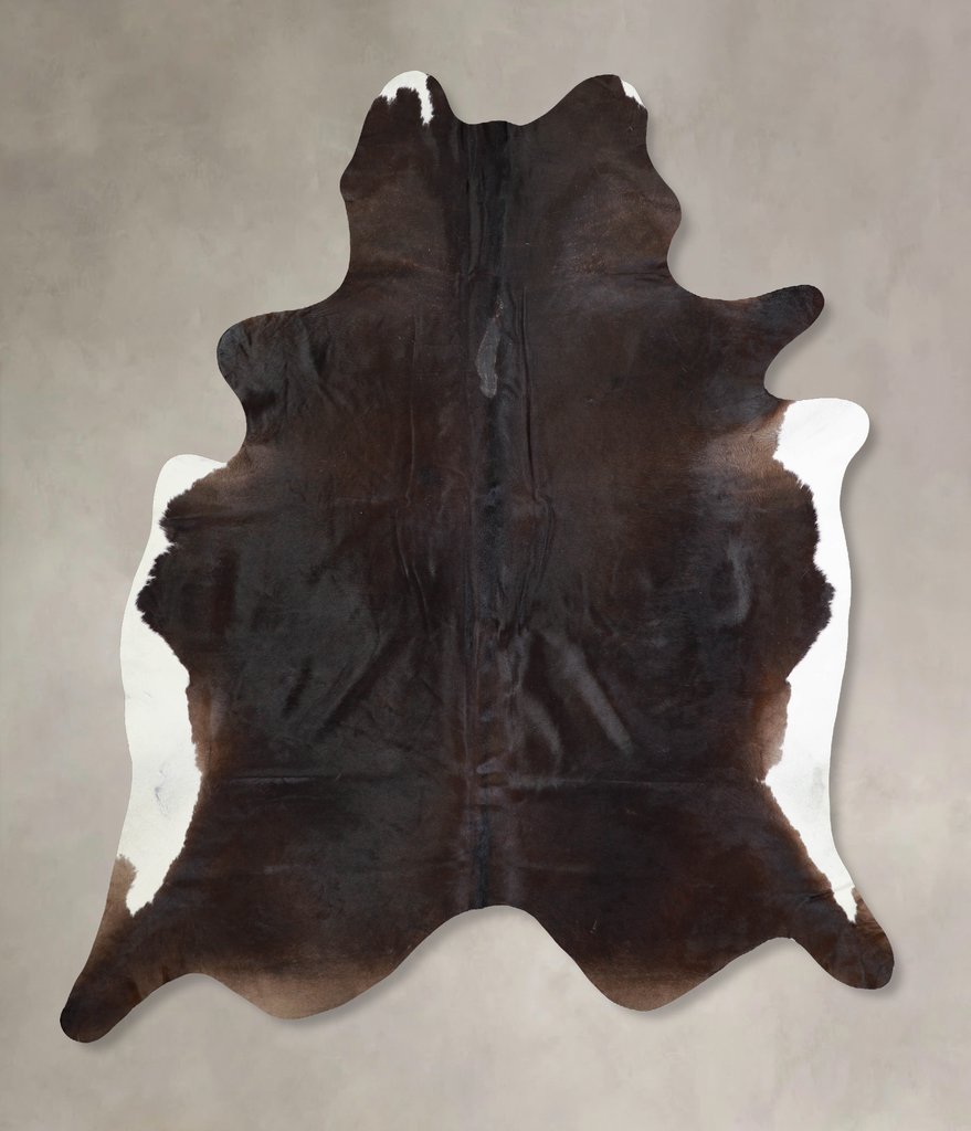 Black and White XX-Large Brazilian Cowhide Rug 8'2"H x 6'11"W #A32928 by Hudson Hides