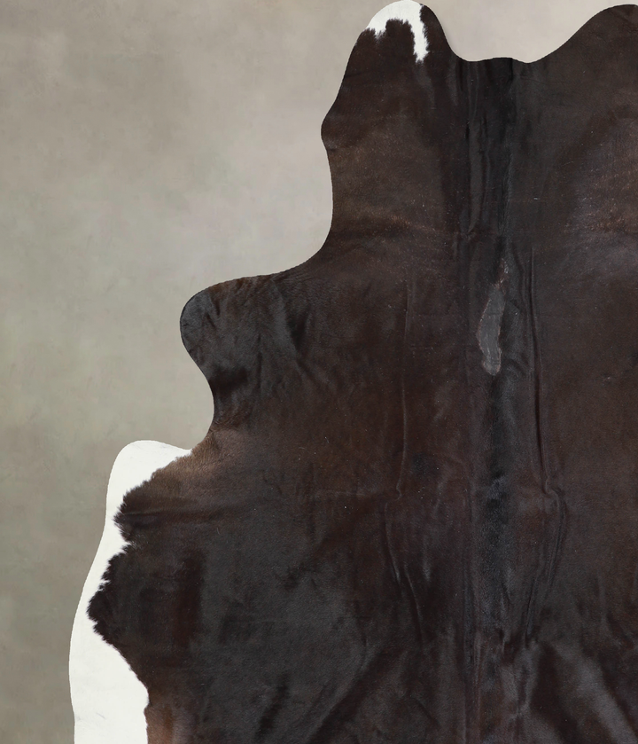 Black and White XX-Large Brazilian Cowhide Rug 8'2"H x 6'11"W #A32928 by Hudson Hides