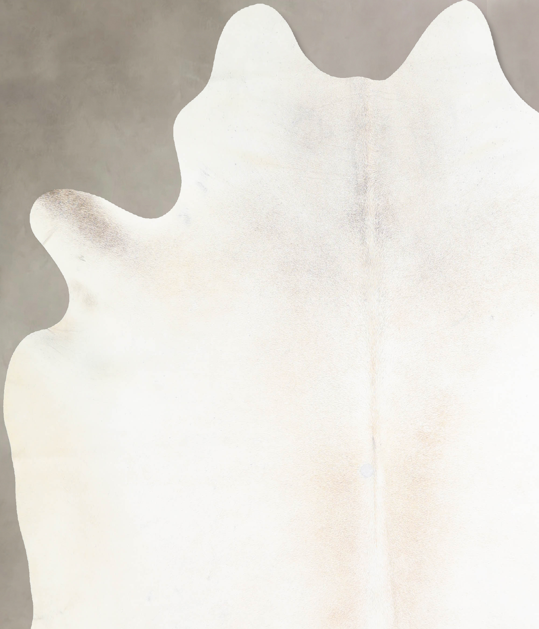 Light Grey X-Large Brazilian Cowhide Rug 7'0"H x 6'2"W #A32942 by Huds