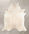 Ivory with Beige XX-Large Brazilian Cowhide Rug 8'0