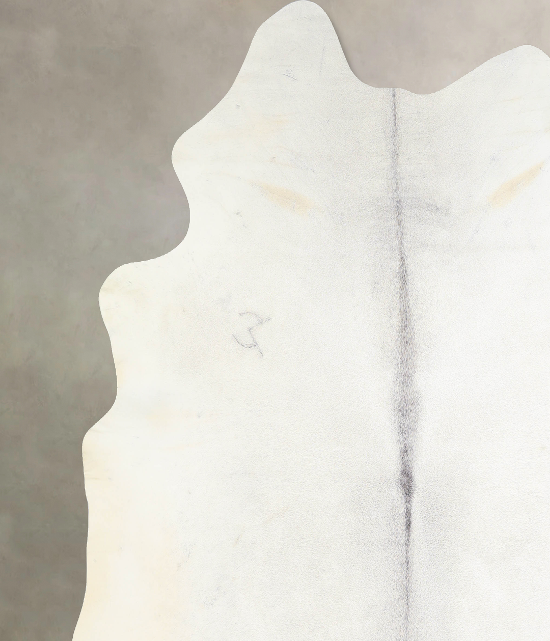 Light Grey XX-Large Brazilian Cowhide Rug 7'7"H x 7'4"W #A32960 by Hud