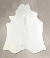 Light Grey X-Large Brazilian Cowhide Rug 7'0"H x 6'4"W #A32980 by Hudson Hides