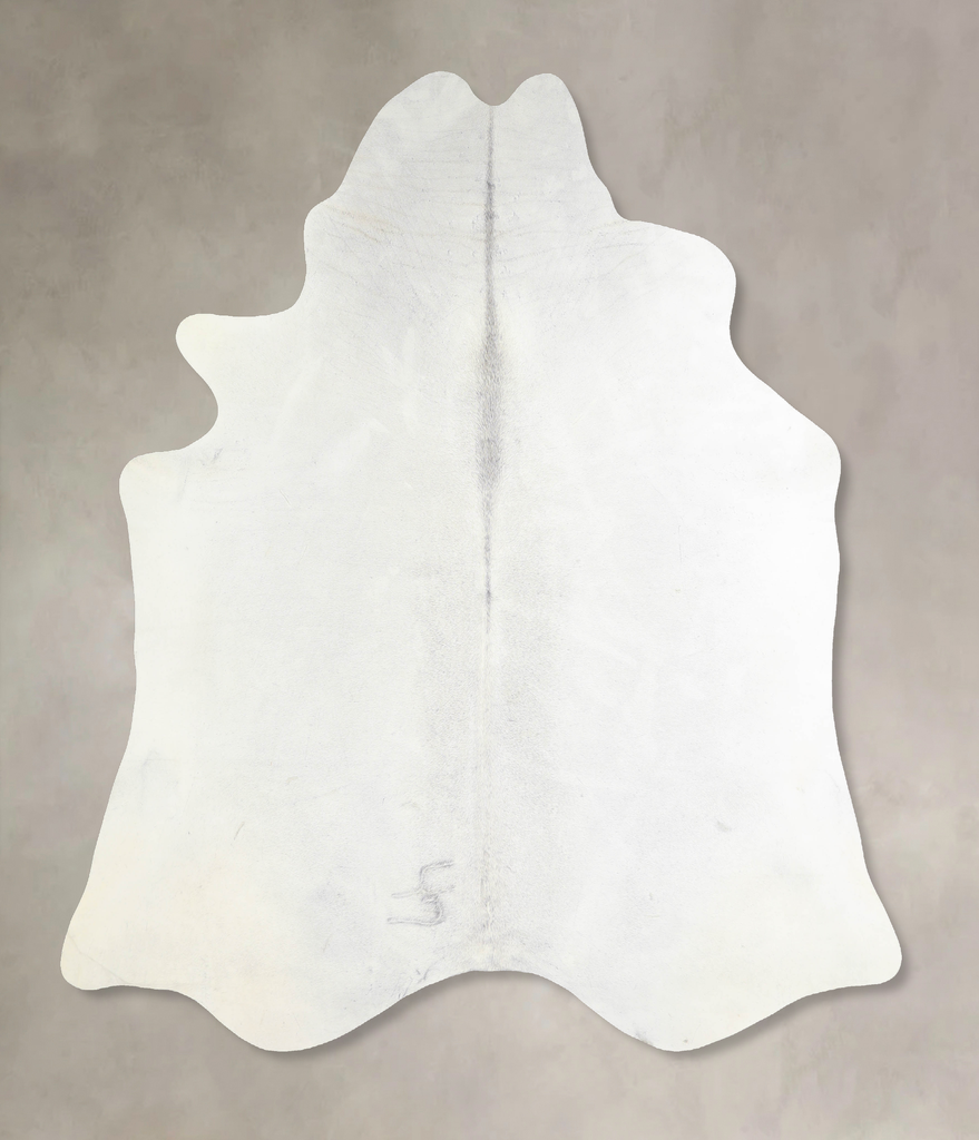 Light Grey X-Large Brazilian Cowhide Rug 7'0"H x 6'4"W #A32980 by Hudson Hides