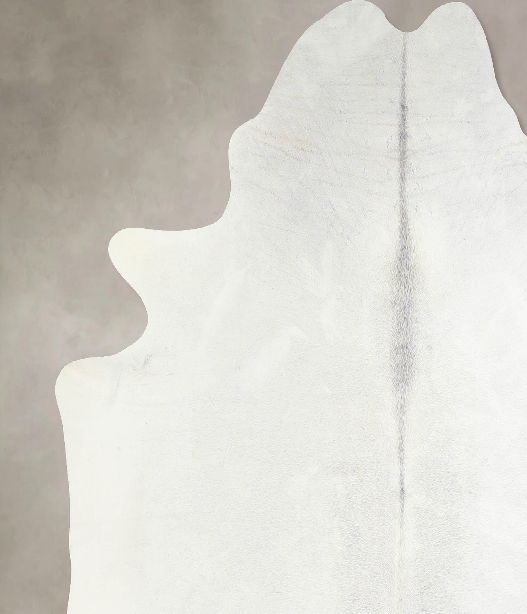 Light Grey X-Large Brazilian Cowhide Rug 7'0"H x 6'4"W #A32980 by Huds