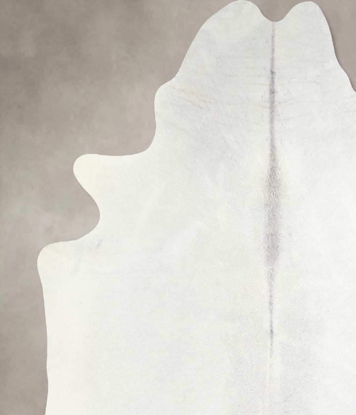 Light Grey X-Large Brazilian Cowhide Rug 7'0"H x 6'4"W #A32980 by Hudson Hides