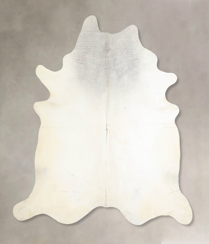 Light Grey XX-Large Brazilian Cowhide Rug 8'1"H x 7'4"W #A32996 by Hudson Hides