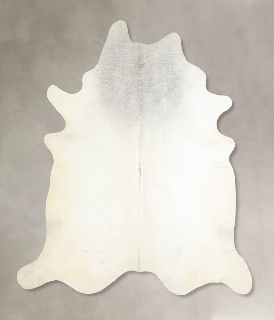 Light Grey XX-Large Brazilian Cowhide Rug 8'1"H x 7'4"W #A32996 by Hudson Hides
