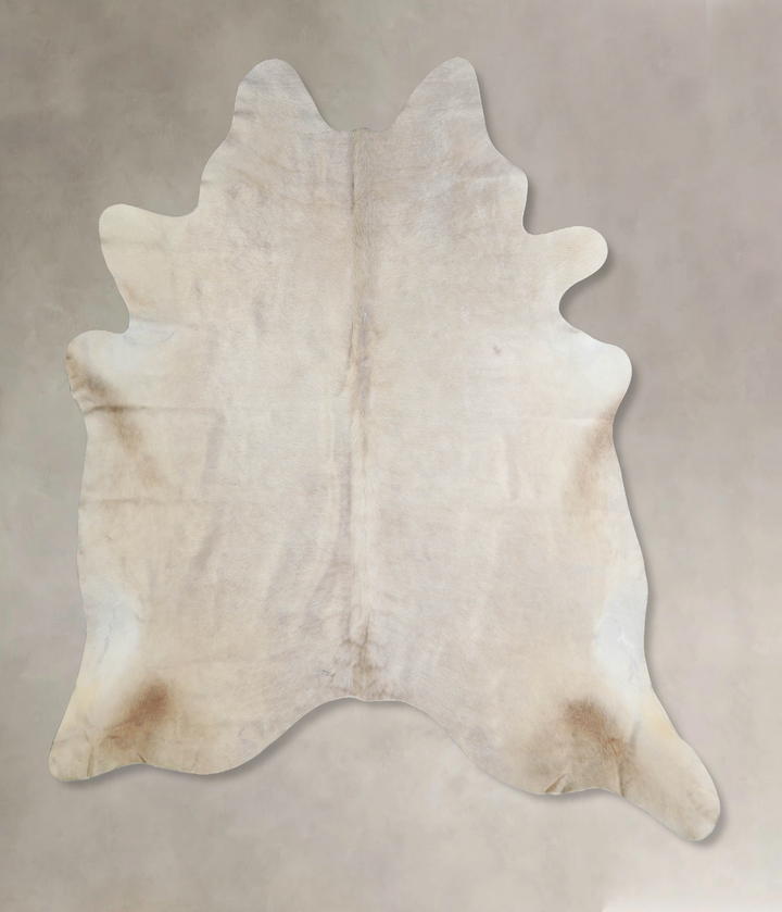 Champagne X-Large Brazilian Cowhide Rug 7'0"H x 6'7"W #A33001 by Hudson Hides