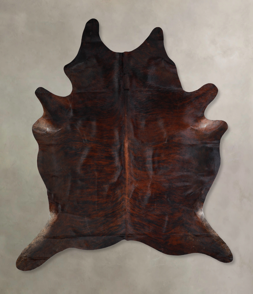Dark Brindle XX-Large Brazilian Cowhide Rug 7'11"H x 6'4"W #A33012 by Hudson Hides