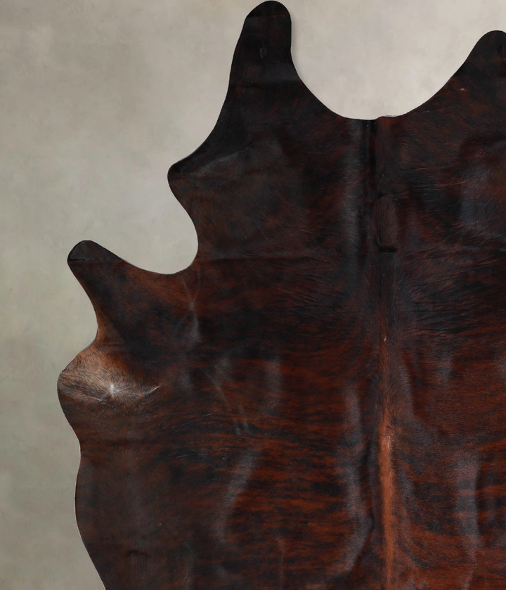 Dark Brindle XX-Large Brazilian Cowhide Rug 7'11"H x 6'4"W #A33012 by Hudson Hides