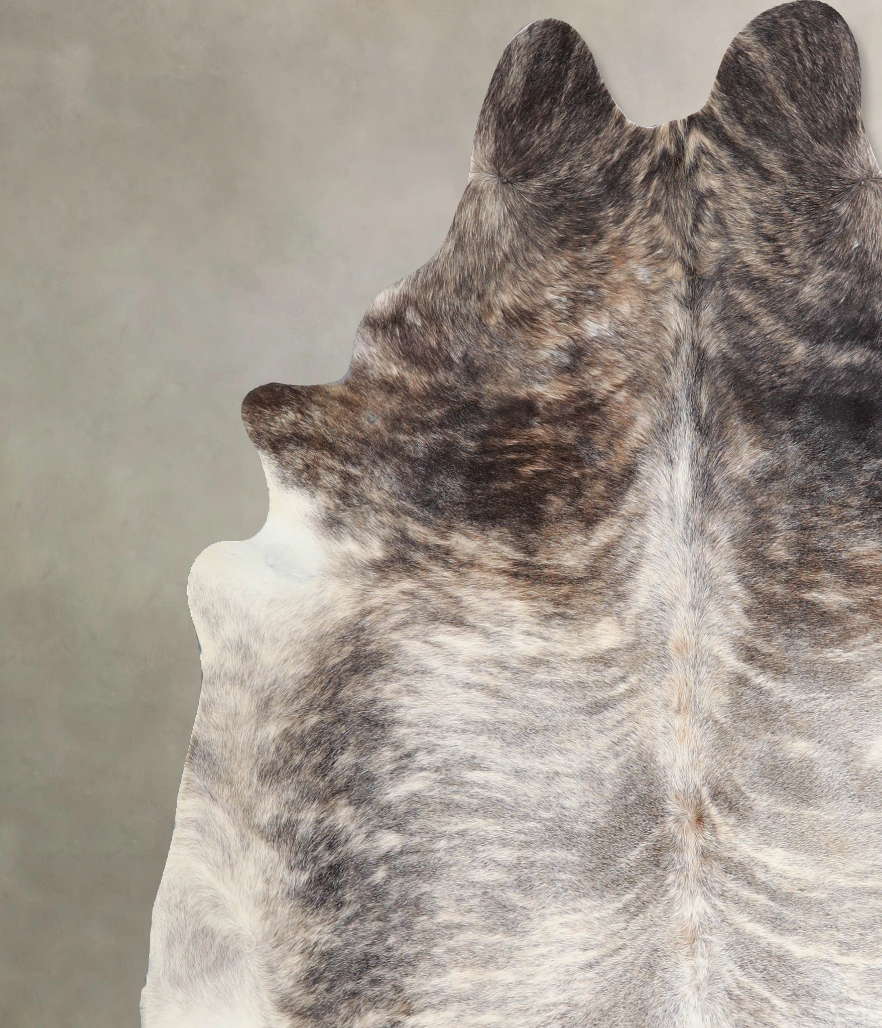 Grey Brindle Cowhide Rug #A33022