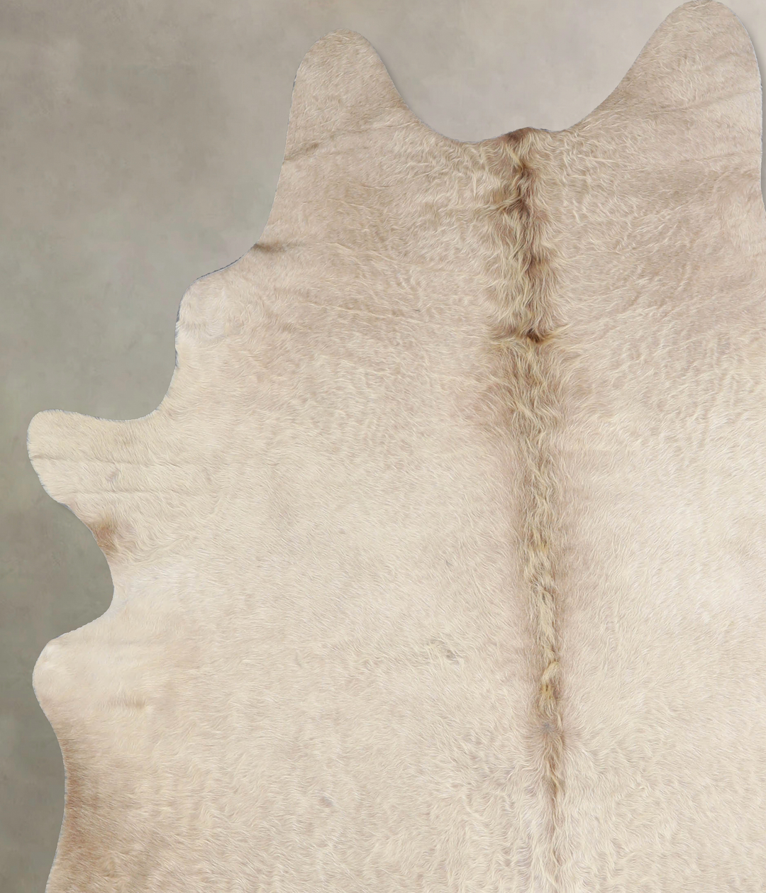 Champagne X-Large Brazilian Cowhide Rug 7'1"H x 5'10"W #A33031 by Huds
