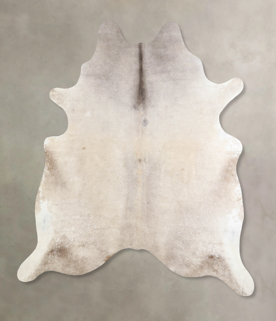 Champagne X-Large Brazilian Cowhide Rug 6'8"H x 6'3"W #A33032 by Hudson Hides