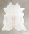 Grey with Beige XX-Large Brazilian Cowhide Rug 7'6