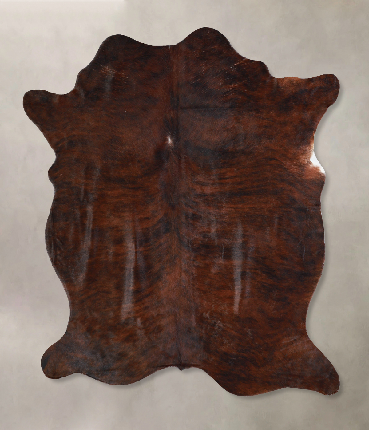 Dark Brindle Cowhide Rug #A33040