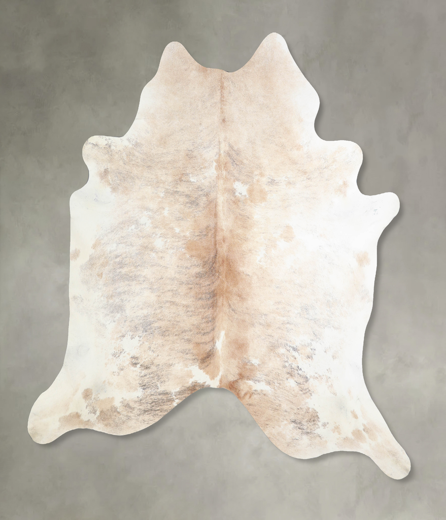 Light Brindle X-Large Brazilian Cowhide Rug 6'8"H x 6'8"W #A33065 by Hudson Hides