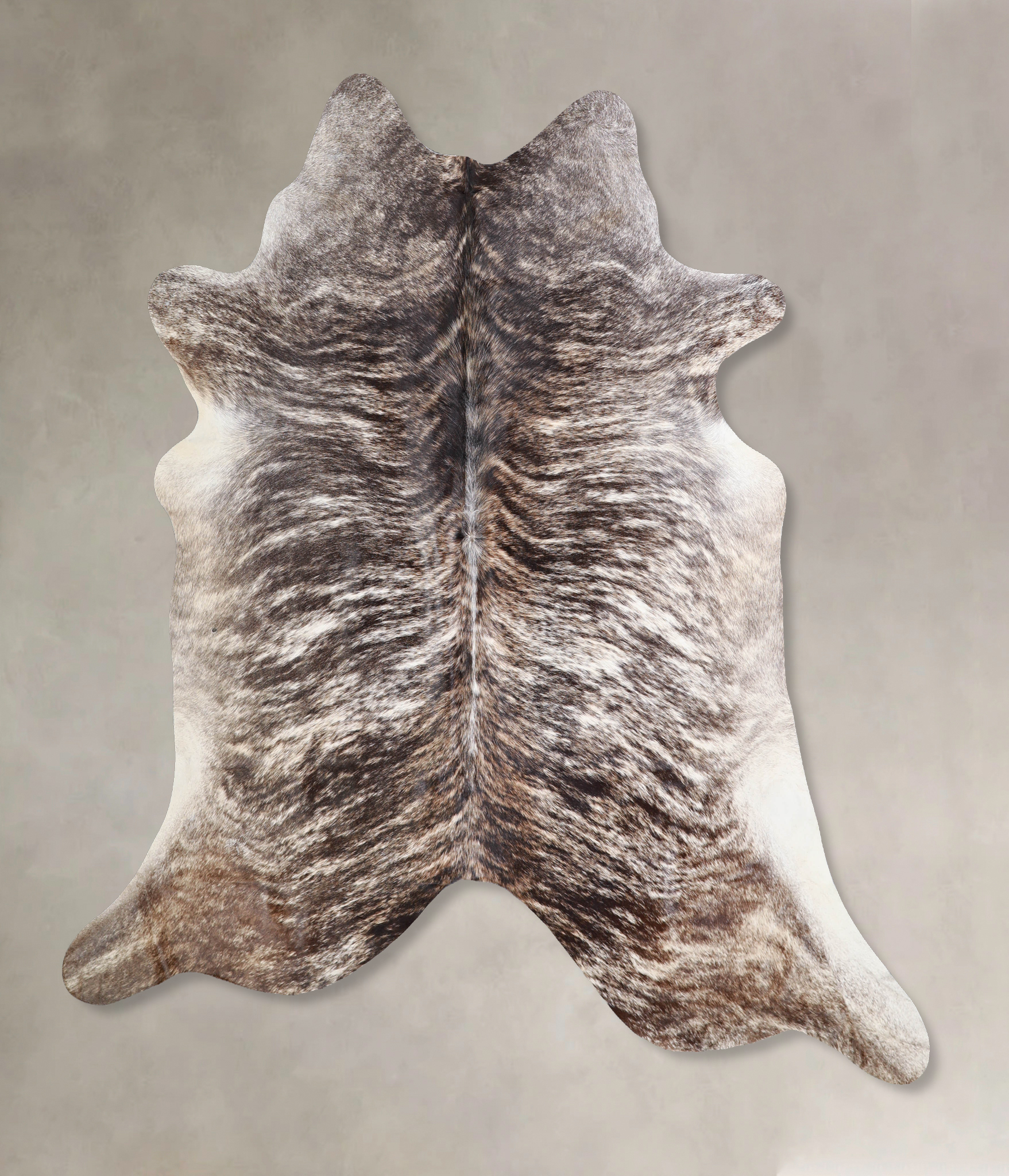Grey Brindle Cowhide Rug #A33066