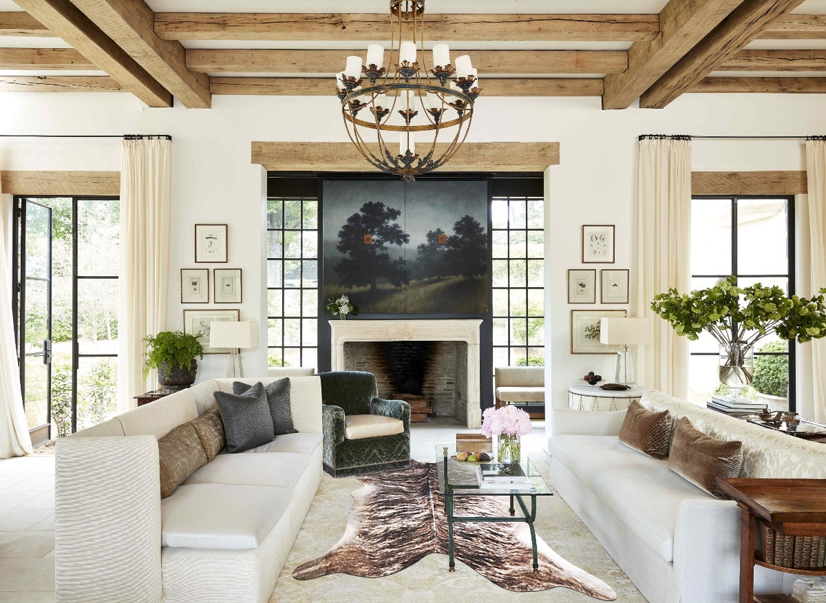 Grey Brindle Cowhide Rug #A33066