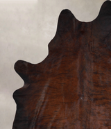Dark Brindle X-Large Brazilian Cowhide Rug 7'7"H x 6'1"W #A33071 by Hudson Hides