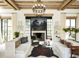 Dark Brindle X-Large Brazilian Cowhide Rug 7'7"H x 6'1"W #A33071 by Hudson Hides