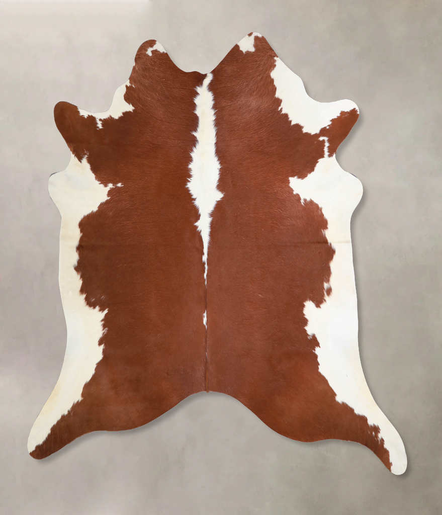Hereford X-Large Brazilian Cowhide Rug 6'6"H x 6'11"W #A33087 by Hudson Hides