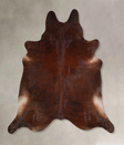 Dark Brindle XX-Large Brazilian Cowhide Rug 7'2"H x 7'6"W #A33097 by Hudson Hides