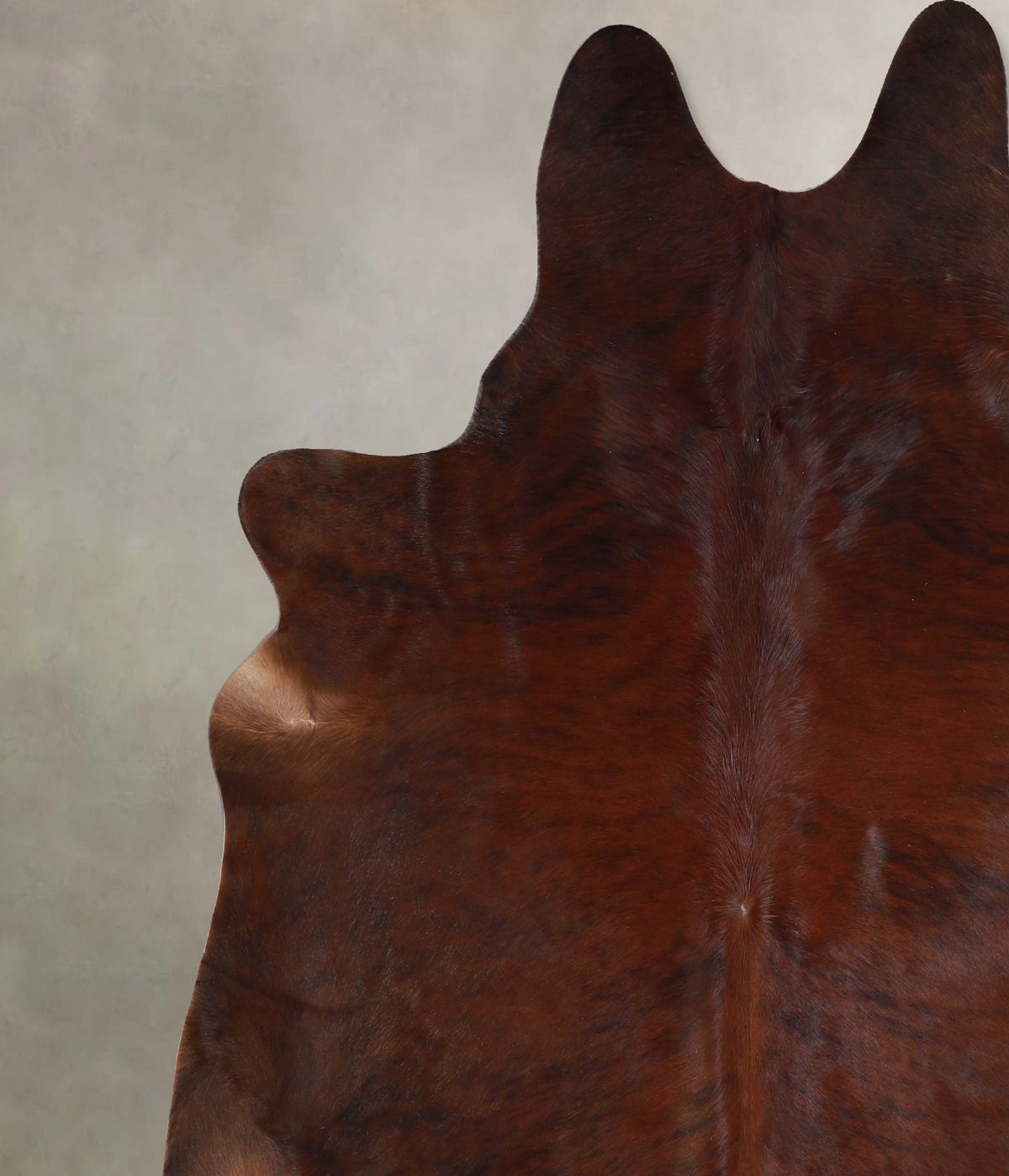 Dark Brindle XX-Large Brazilian Cowhide Rug 7'2"H x 7'6"W #A33097 by Hudson Hides