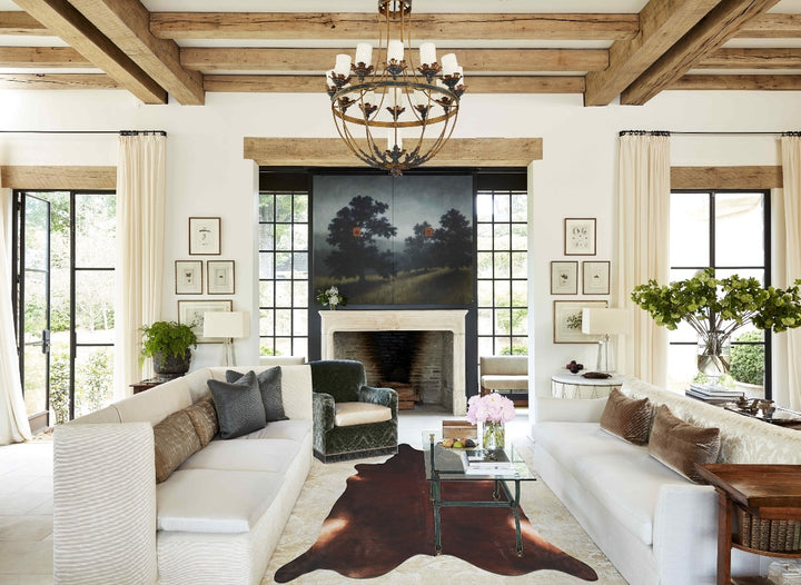 Dark Brindle XX-Large Brazilian Cowhide Rug 7'2"H x 7'6"W #A33097 by Hudson Hides