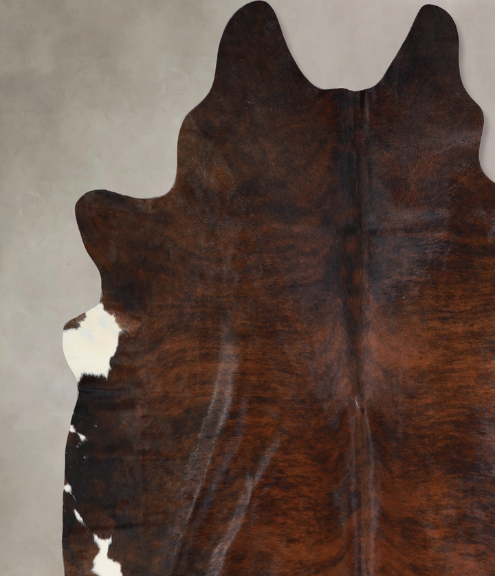 Dark Brindle XX-Large Brazilian Cowhide Rug 7'11"H x 7'5"W #A33116 by Hudson Hides