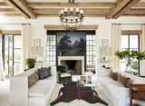 Dark Brindle XX-Large Brazilian Cowhide Rug 7'11"H x 7'5"W #A33116 by Hudson Hides