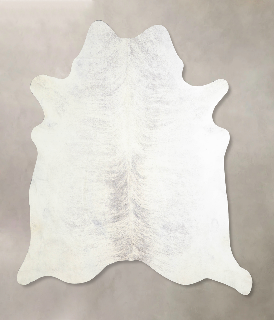 Grey Brindle X-Large Brazilian Cowhide Rug 6'10"H x 7'2"W #A33121 by Hudson Hides
