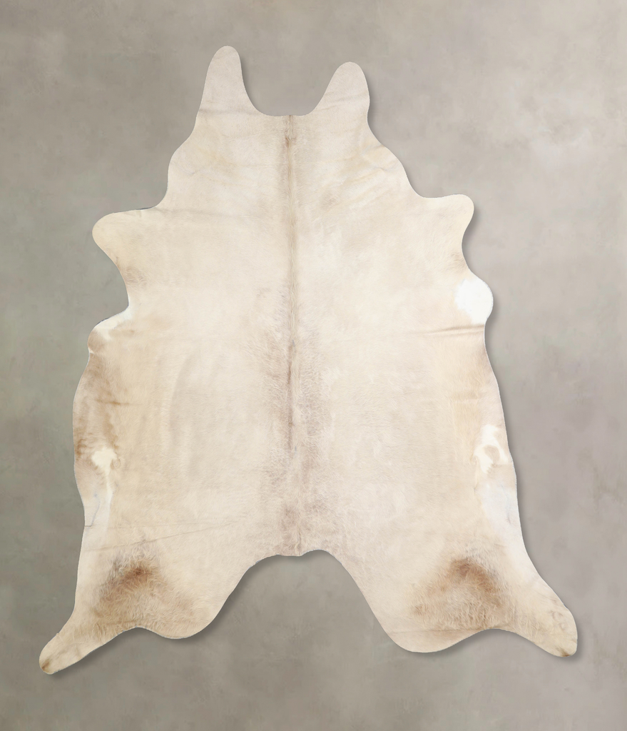 Champagne XX-Large Brazilian Cowhide Rug 7'3"H x 6'11"W #A33132 by Hudson Hides