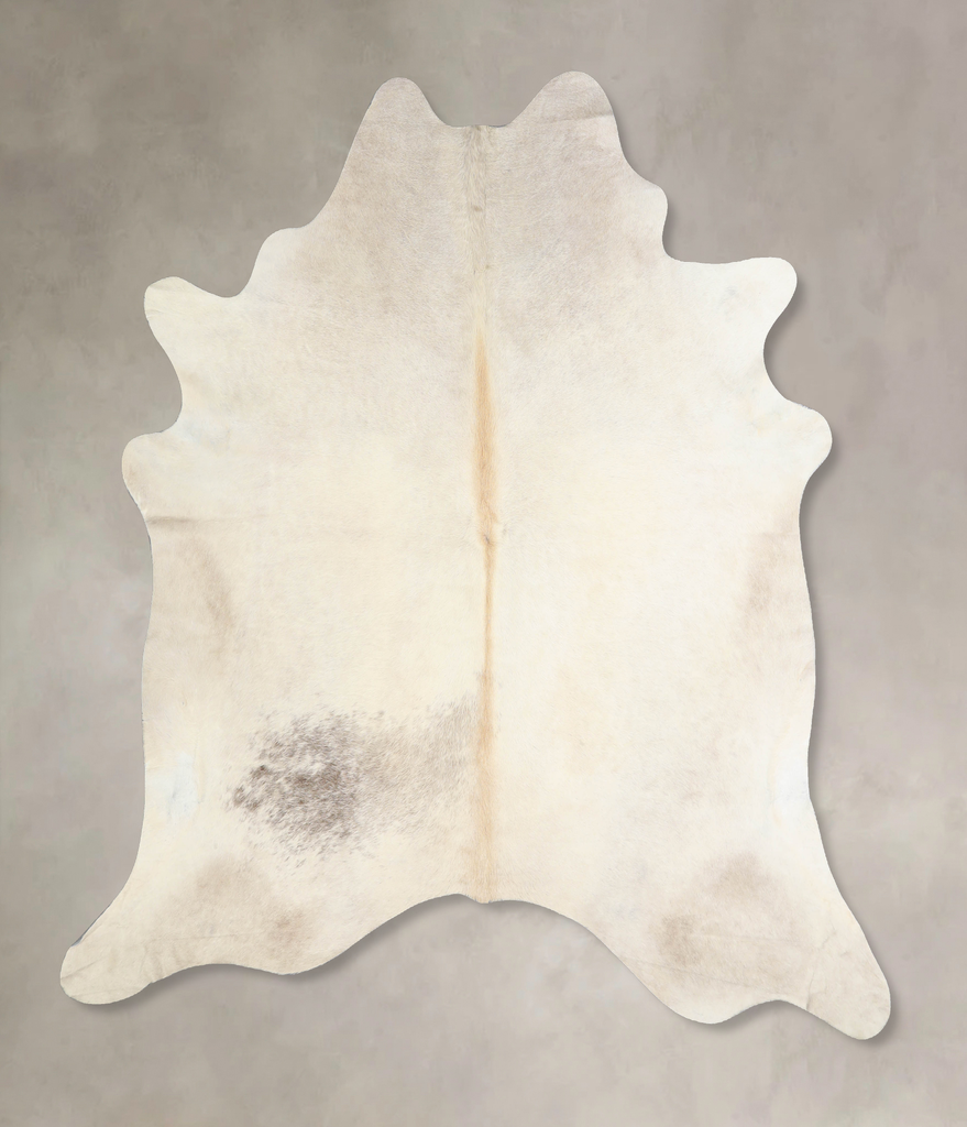 Champagne X-Large Brazilian Cowhide Rug 6'11"H x 6'6"W #A33135 by Hudson Hides