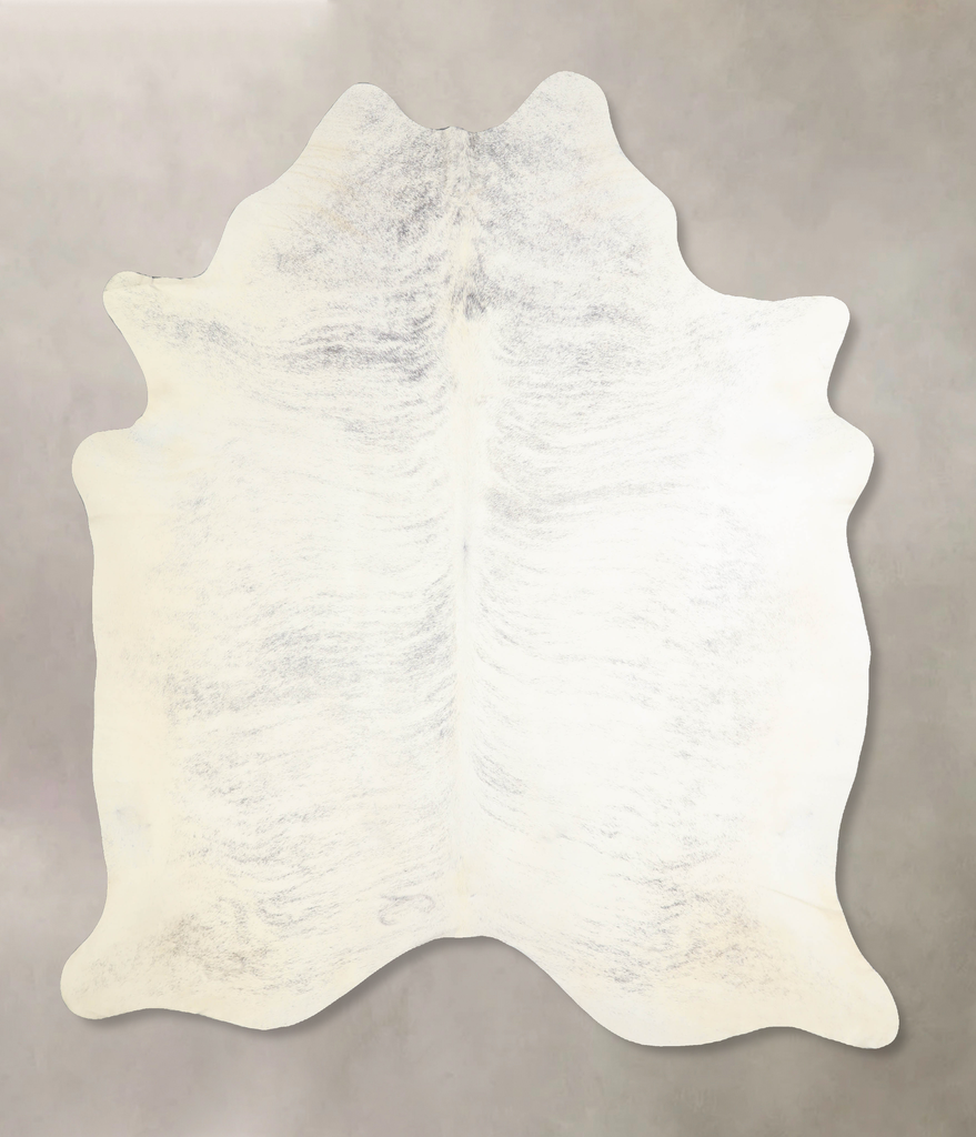 Grey Brindle X-Large Brazilian Cowhide Rug 7'3"H x 6'4"W #A33156 by Hudson Hides