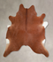 Solid Brown XX-Large Brazilian Cowhide Rug 7'8