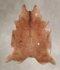 Solid Brown XX-Large Brazilian Cowhide Rug 7'10