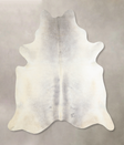 Medium Grey XX-Large Brazilian Cowhide Rug 7'4"H x 6'10"W #A33522 by Hudson Hides