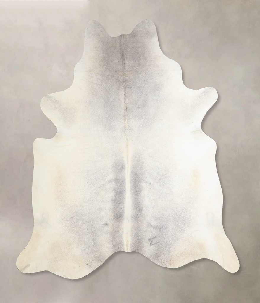 Medium Grey XX-Large Brazilian Cowhide Rug 7'4"H x 6'10"W #A33522 by Hudson Hides