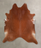 Solid Brown X-Large Brazilian Cowhide Rug 7'4