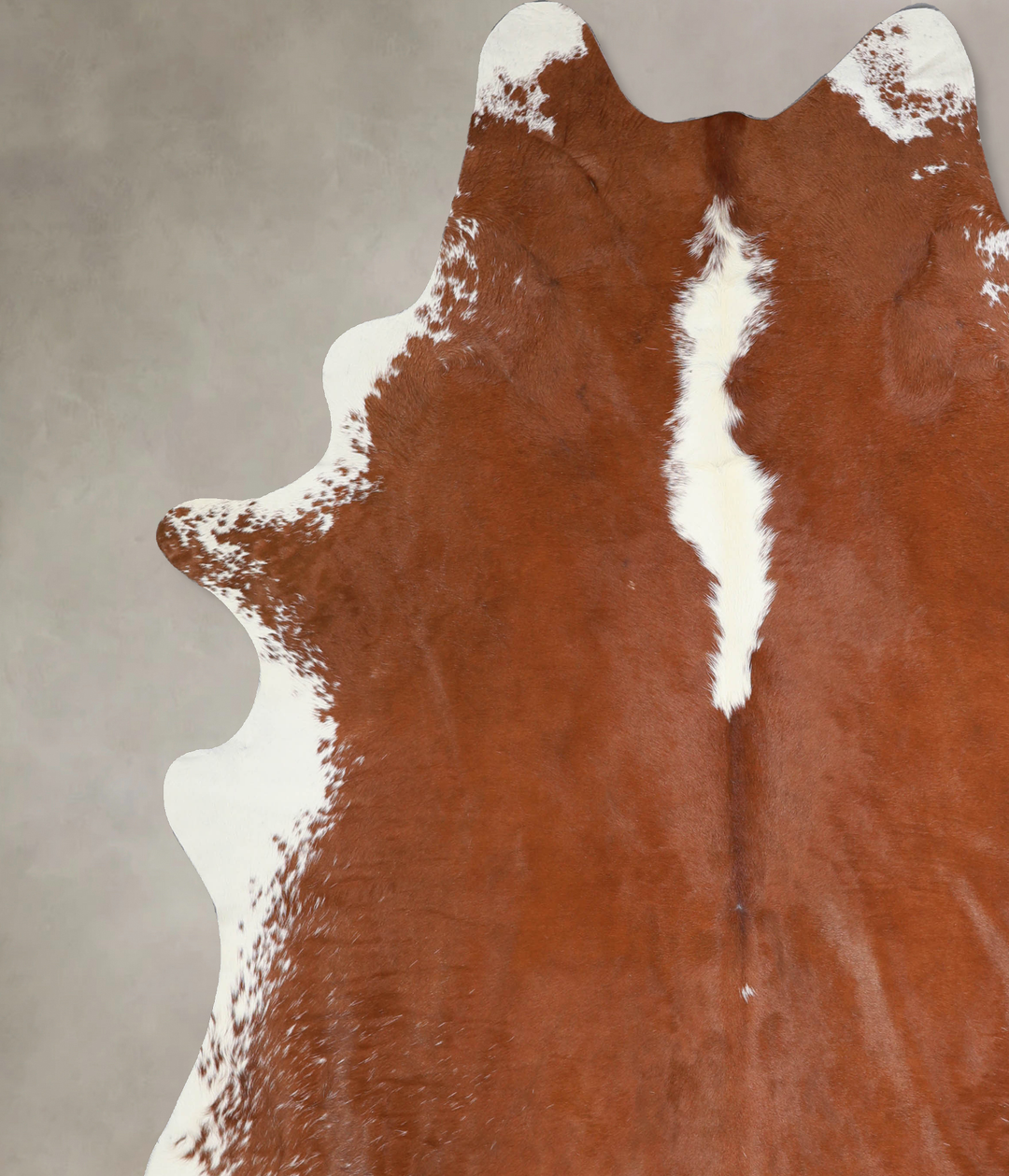 Hereford XX-Large Brazilian Cowhide Rug 8'1"H x 7'2"W #A33587 by Hudso