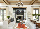 Hereford X-Large Brazilian Cowhide Rug 7'2"H x 6'11"W #A33589 by Hudson Hides