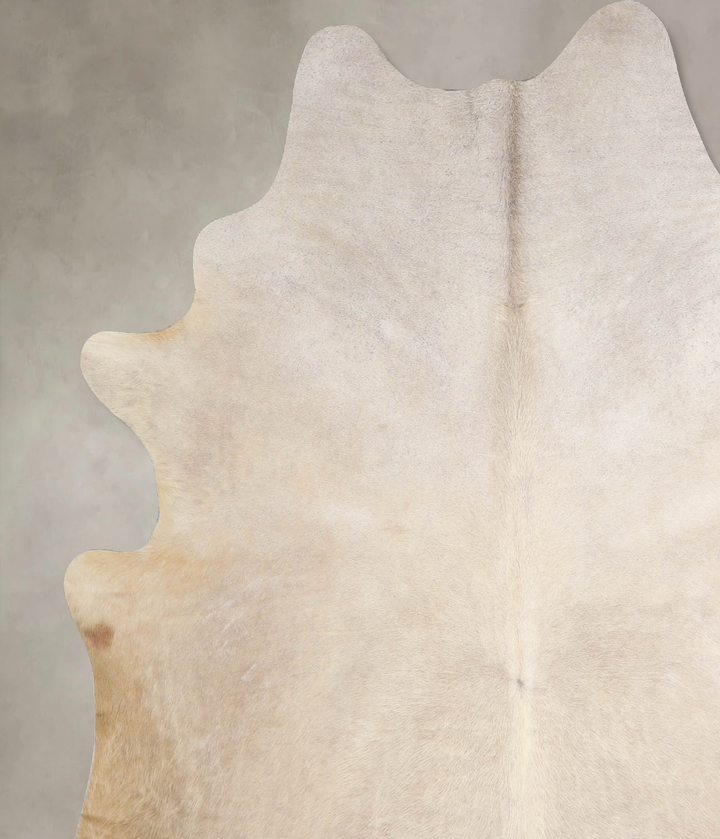 Champagne XX-Large Brazilian Cowhide Rug 7'9"H x 6'9"W #A33612 by Hudson Hides