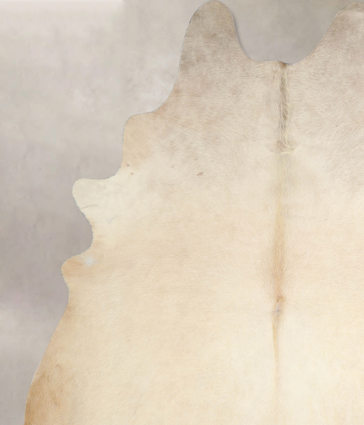 Champagne XX-Large Brazilian Cowhide Rug 8'0"H x 7'2"W #A33627 by Hudson Hides