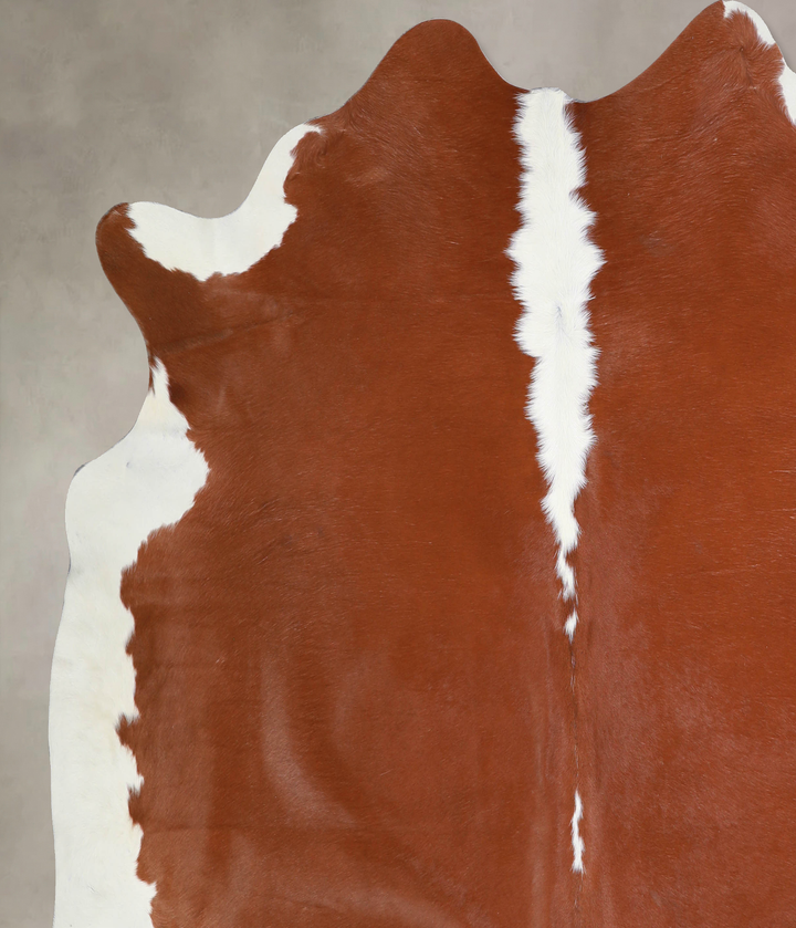 Hereford XX-Large Brazilian Cowhide Rug 7'3"H x 7'7"W #A33630 by Hudson Hides